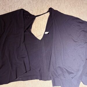 Lululemon Athletica Black Knit Sweater